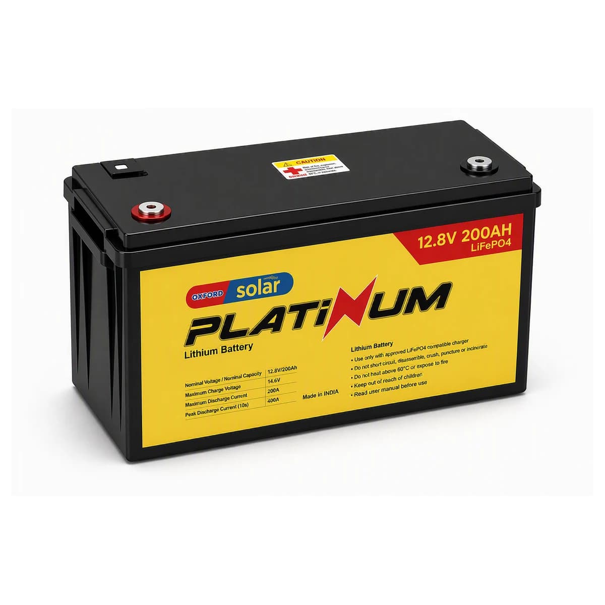 CHLORIDE SOLAR PLATINUM LITHIUM 12V 200AH BATTERY, product photograph