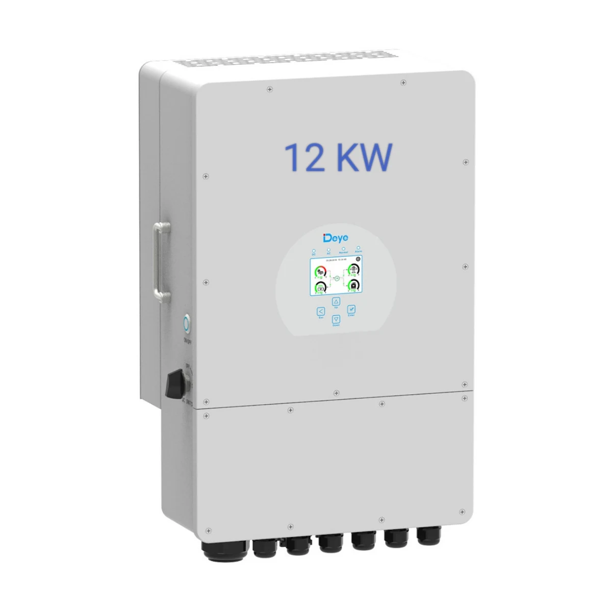 DEYE 12KW 48V SINGLE PHASE HYBRID INVERTER, product photograph