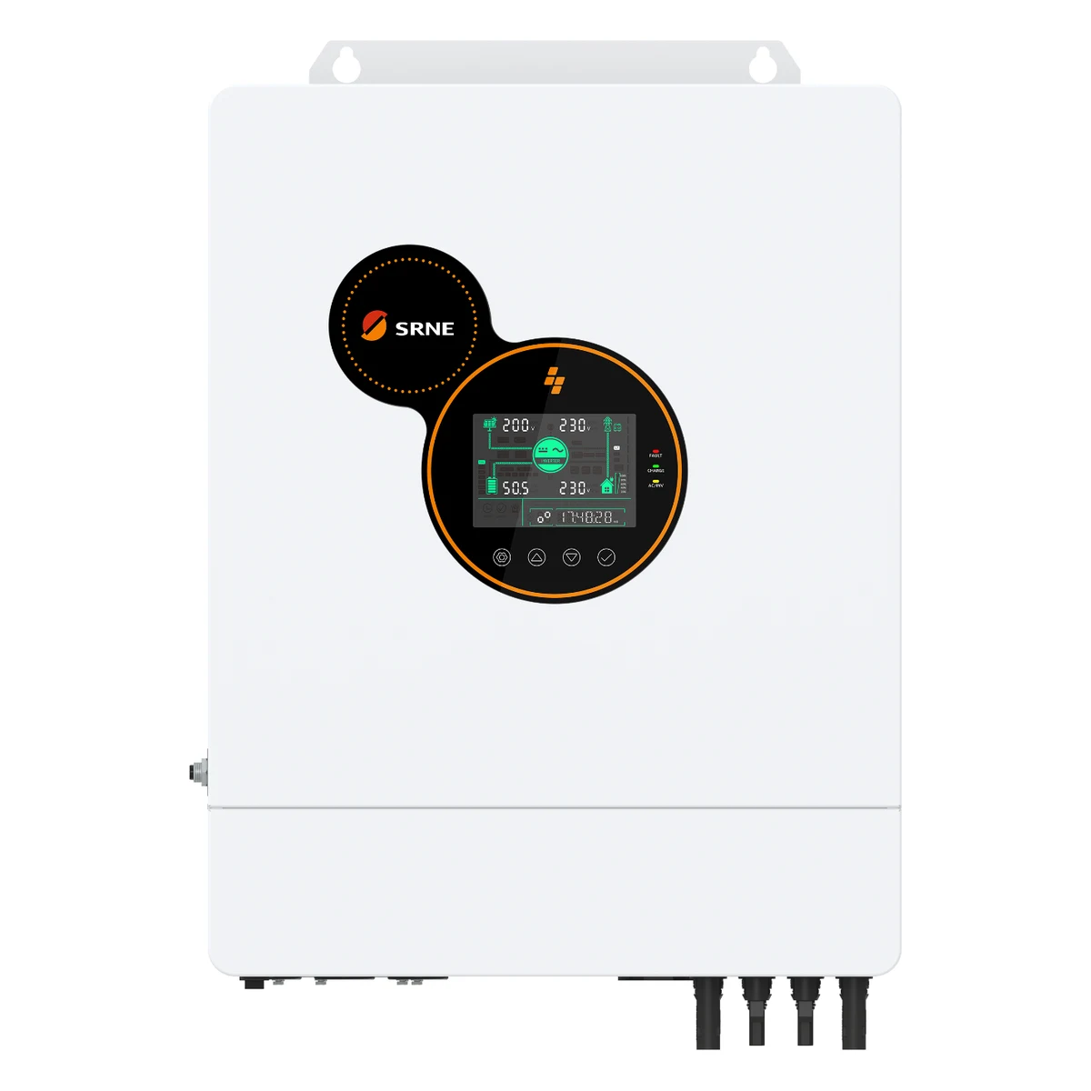 SRNE HYP 6kW hybrid inverter, front view