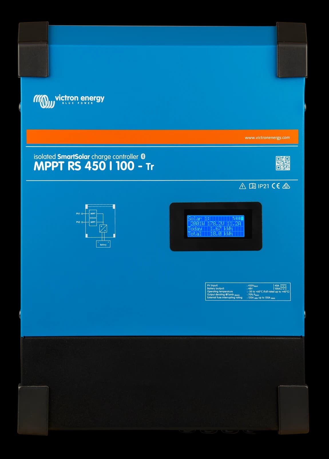 Smart Solar MPPT 450/100-TR — front view