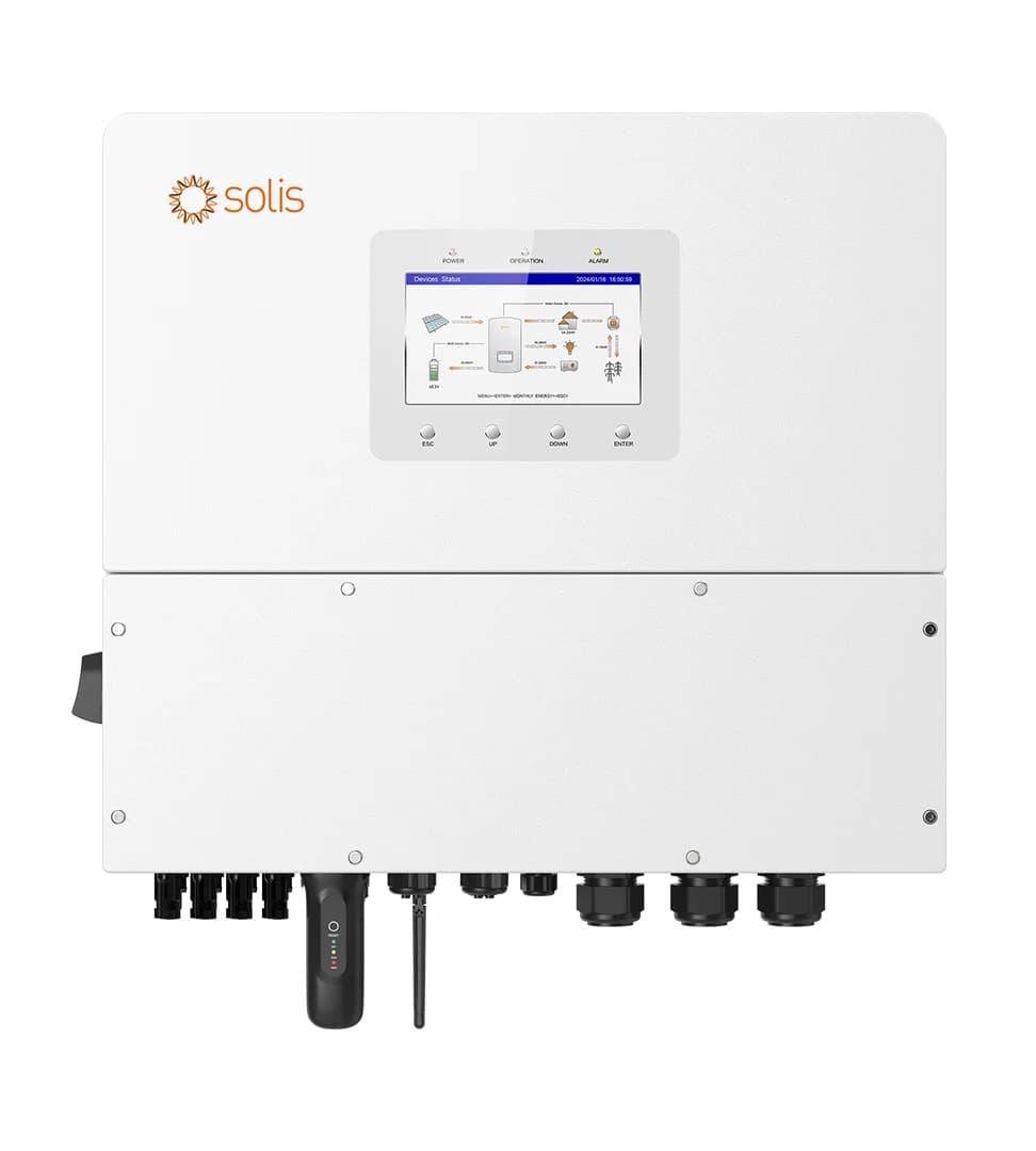 Solis 20kW Three-Phase Hybrid Inverter (H) — front view (S6-EH3P(15-20)K-H series photograph)